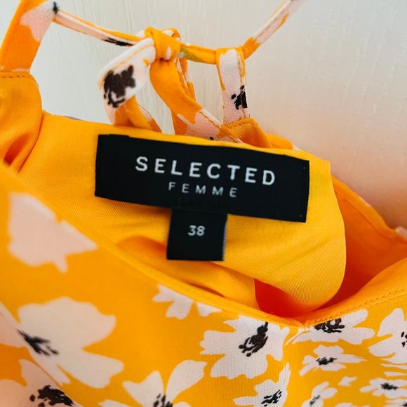 Selected Femme Floral Cami Mini Dress - Picture 6 of 6